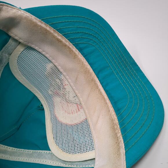 Bustin Bass Snapback Trucker Hat Blue One Size Embroidered P Brand Vintage USA - Picture 8 of 9